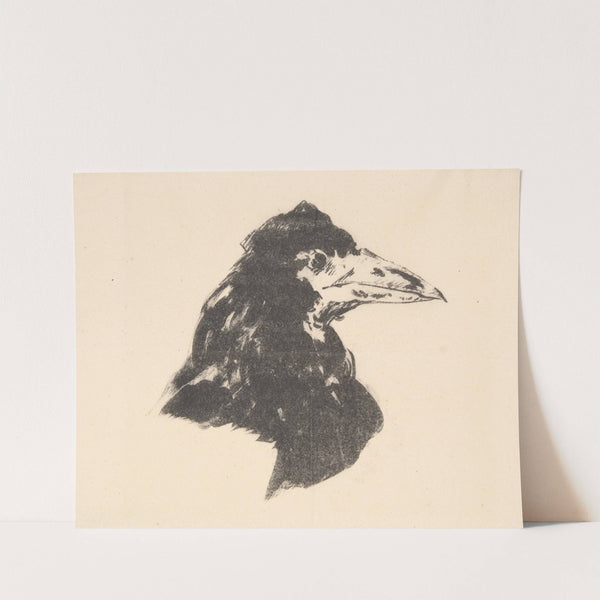 The Raven (Le corbeau); Design for the cover (1875) by Édouard Manet