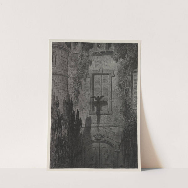 The Raven Pl.11 (1884) by Gustave Doré