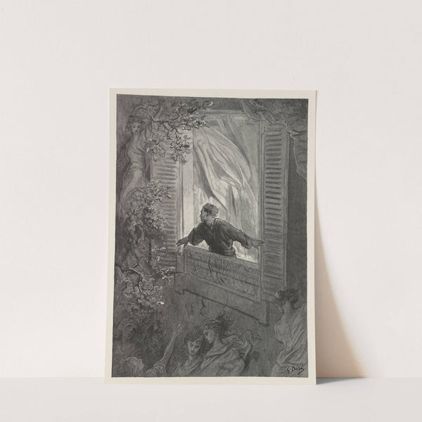 The Raven Pl.12 (1884) by Gustave Doré