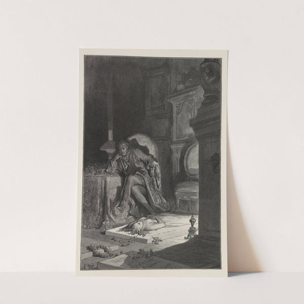 The Raven Pl.17 (1884) by Gustave Doré