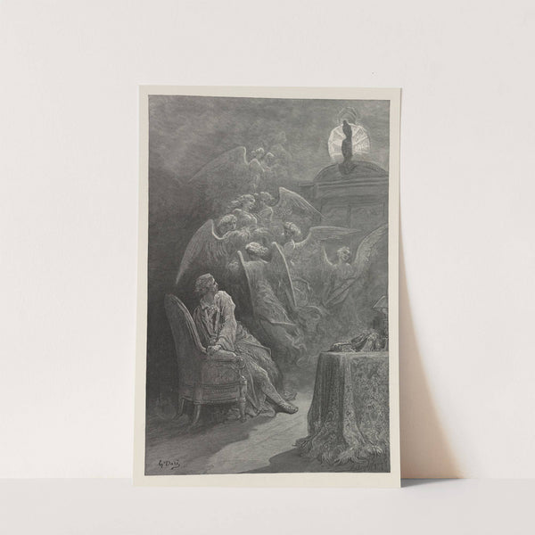 The Raven Pl.19 (1884) by Gustave Doré