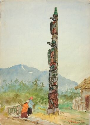 The Raven Totem Pole — size preview