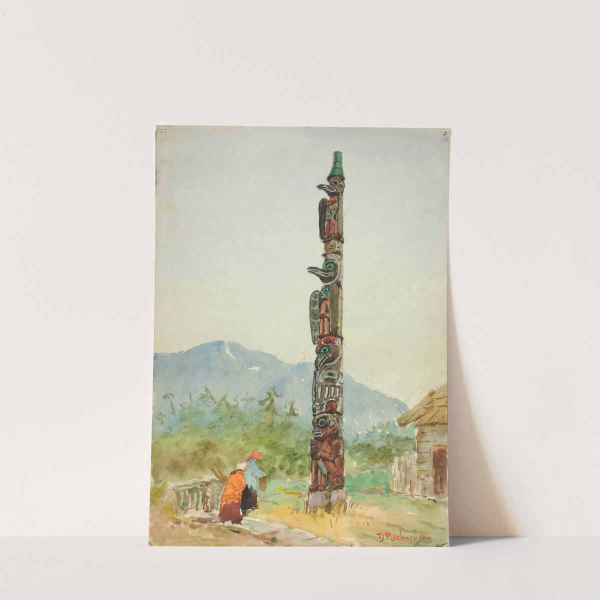 The Raven Totem Pole by Theodore J. Richardson