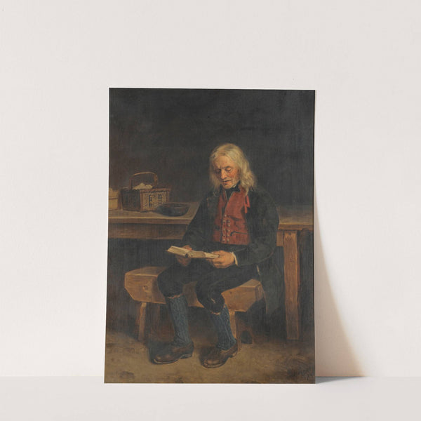 The Reader (Jan Tanne) (1874) by Adolph Tidemand