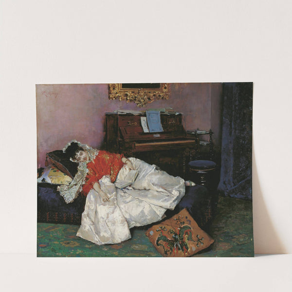 The Reading (Aline Masson) by Raimundo de Madrazo y Garreta