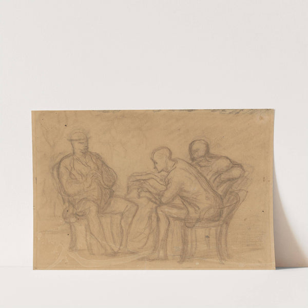 The Reading by Honoré Daumier