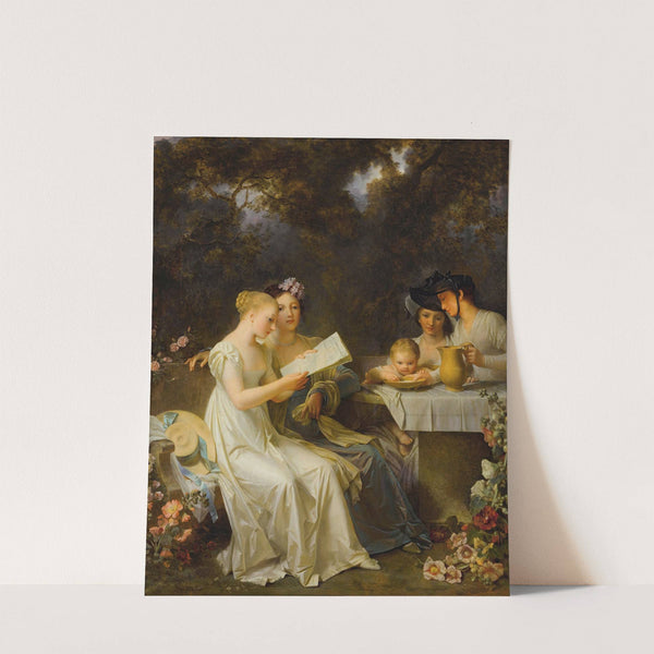 The Reading Of The Gazette by Marguerite Gérard