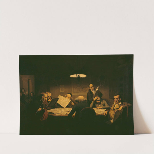 The Reading Room by Johann Peter Hasenclever