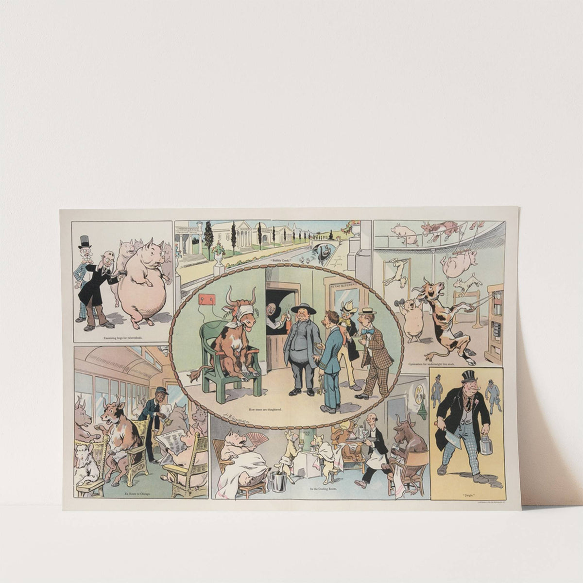 The real packingtown– if you let the packers tell it (1906) by Louis Glackens