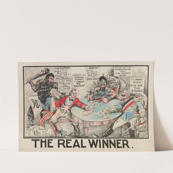 The War Will Now Begin (1917) by Carey Cartoon Service