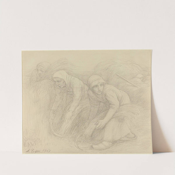 The Reapers (1907) by Alphonse Legros