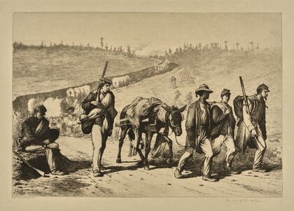 The rear of the column. (1876)