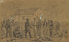 The rebel dodge to cover the retreat into Virginia. Flag of truce to look after the wounded