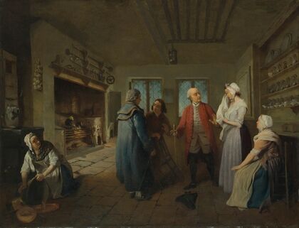 The reception in the kitchen of the news of master Bobby Shandy’s Death