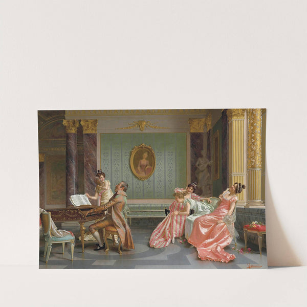 The Recital by Vittorio Reggianini