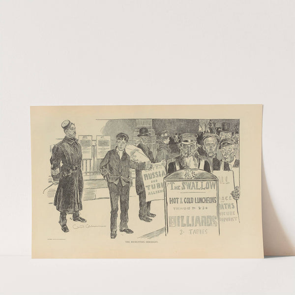 The recruiting sergeant (1893-1900) by Charles Dana Gibson