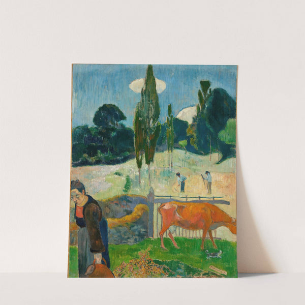 The Red Cow by Paul Gauguin