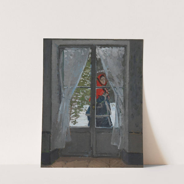 The Red Kerchief (c. 1868–73) by Claude Monet