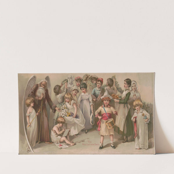 The red letter days (1889) by Louis Prang & Co.