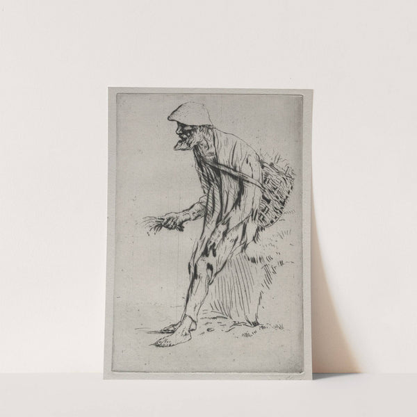 The Red Pimpernel Vender (c. 1857–1911) by Alphonse Legros