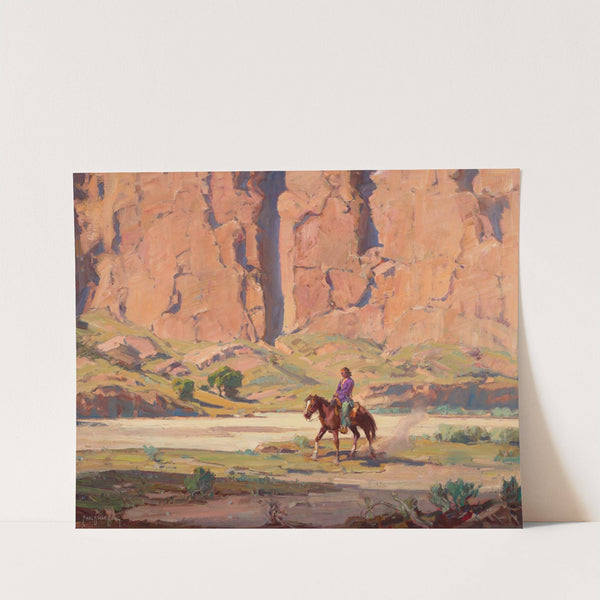 The Red Rock Wall by Carl Oscar Borg