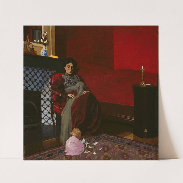The Red Room, Etretat (1899) by Félix Vallotton