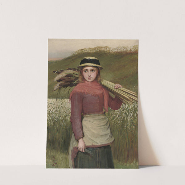 The reed cutter 1881 by Charles Sillem Lidderdale