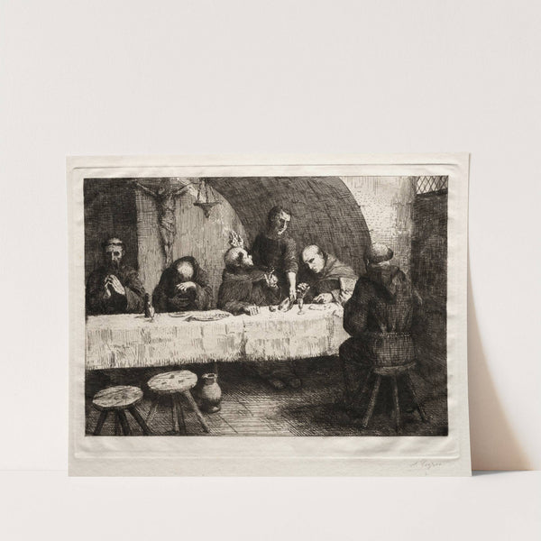 The Refectory (c. 1862) by Alphonse Legros