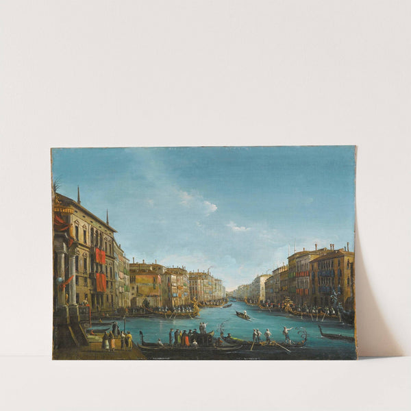 The Regatta on Grand Canal, Venice by Giuseppe Bernardino Bison