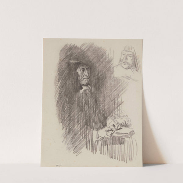 The Regents of the Old Men's Almshouse in Haarlem. Two Figures by James Ensor