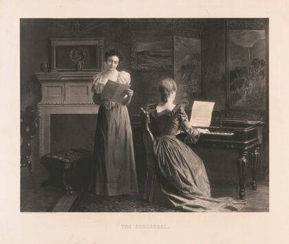 The rehearsal (1900)