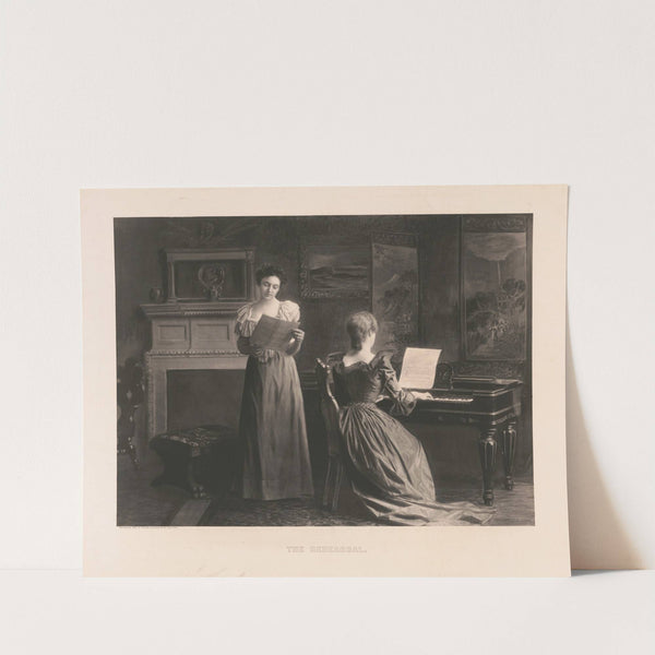 The rehearsal (1900) by Muller, Luchsinger & Co.