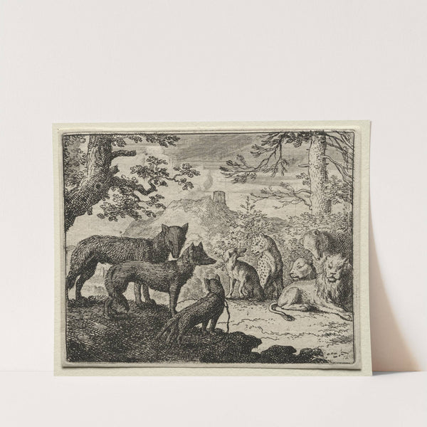 The Relatives of Reynard Leave Court (1650–1675) by Allaert van Everdingen