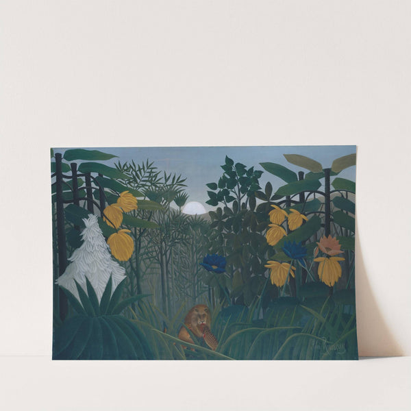 The Repast of the Lion by Henri Rousseau