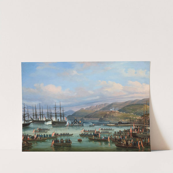 The Repatriation of the Body of Emperor Maximilian of Mexico to Trieste on 15 January 1868 by Giovanni Grubas