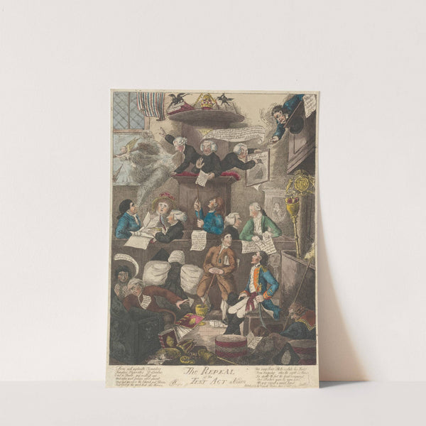 The Repeal of the Test Act a Vision (1790) by James Sayer