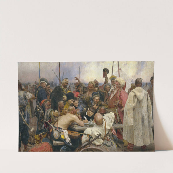 The Reply of the Zaporozhian Cossacks to Sultan Mehmet IV by Ilya Efimovich Repin