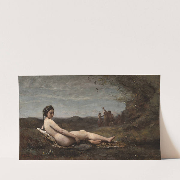 The Repose (1860_reworked c. 1865-1870) by Jean-Baptiste-Camille Corot