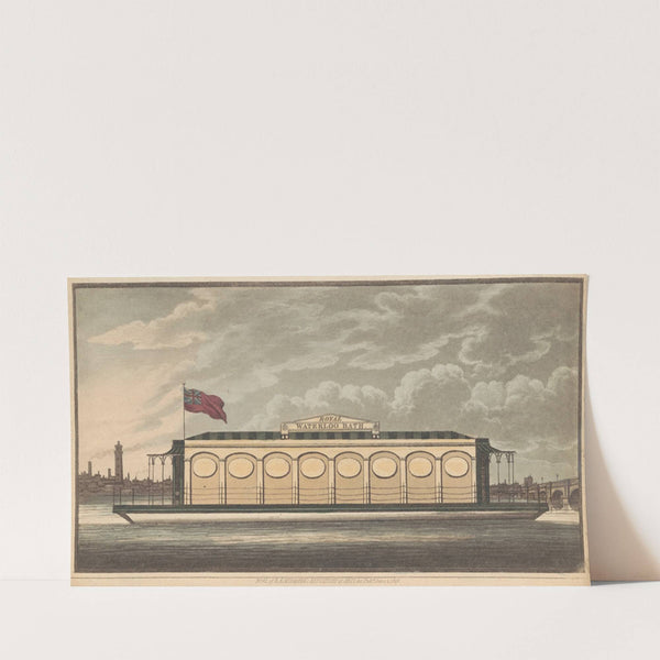 The Repository of Arts, Royal Waterloo Bath (1819) by Rudolf Ackermann