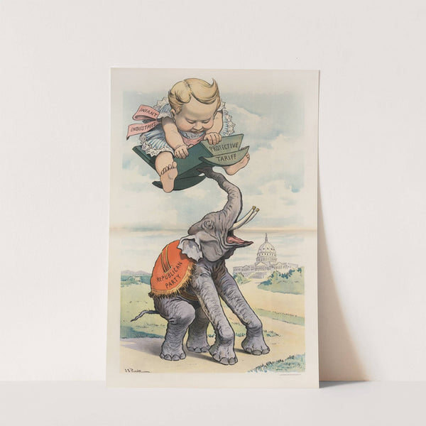 The Republican elephant and his growing burden by John Samuel Pughe