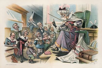 The Republican schoolma’am and her pupils