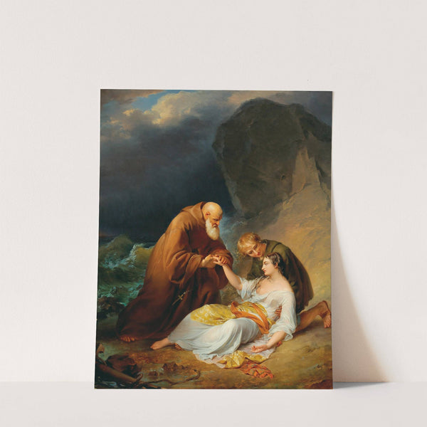 The Rescue (1843) by Leopold Fertbauer