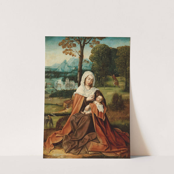 The Rest on the Flight into Egypt (c. 1500-1520) by Master of the Holy Blood