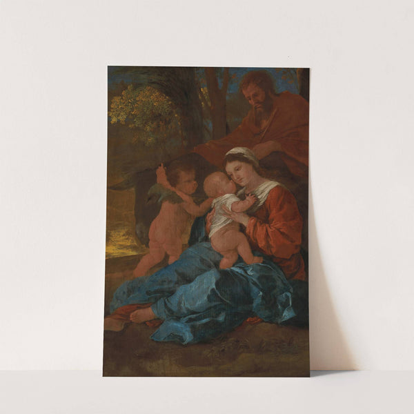 The Rest on the Flight into Egypt by Nicolas Poussin
