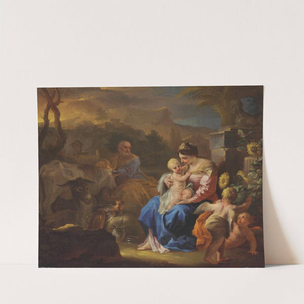 The Rest on the Flight into Eygpt by Francesco Solimena