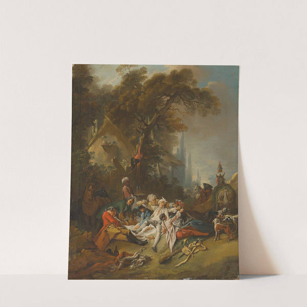 The Rest on the Hunt by François Boucher