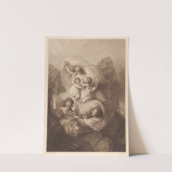 The Resurrection of a Pious Family From Their Tomb at the Last Day (1790) by Matthew William Peters