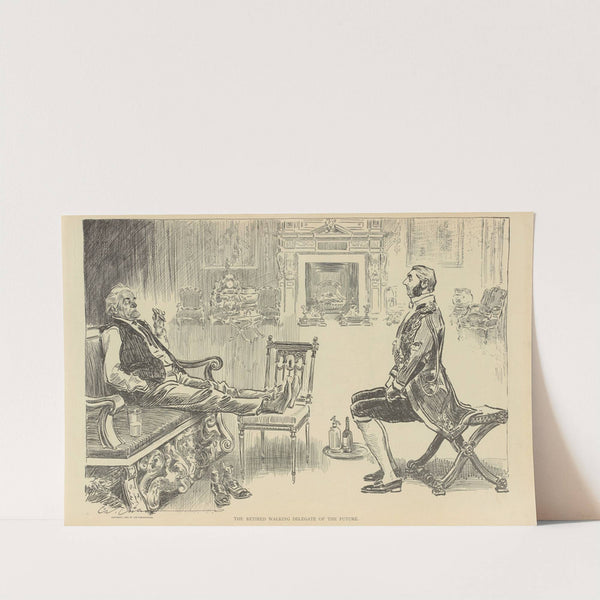 The retired walking delegate of the future (1900-1905) by Charles Dana Gibson