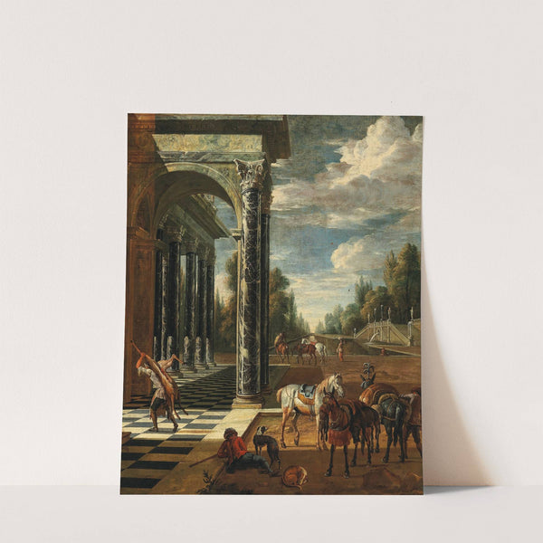 The return after the hunt by Jacob Ferdinand Saeys