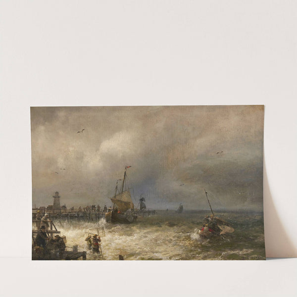 The Return from Fishing by Hermann Ottomar Herzog